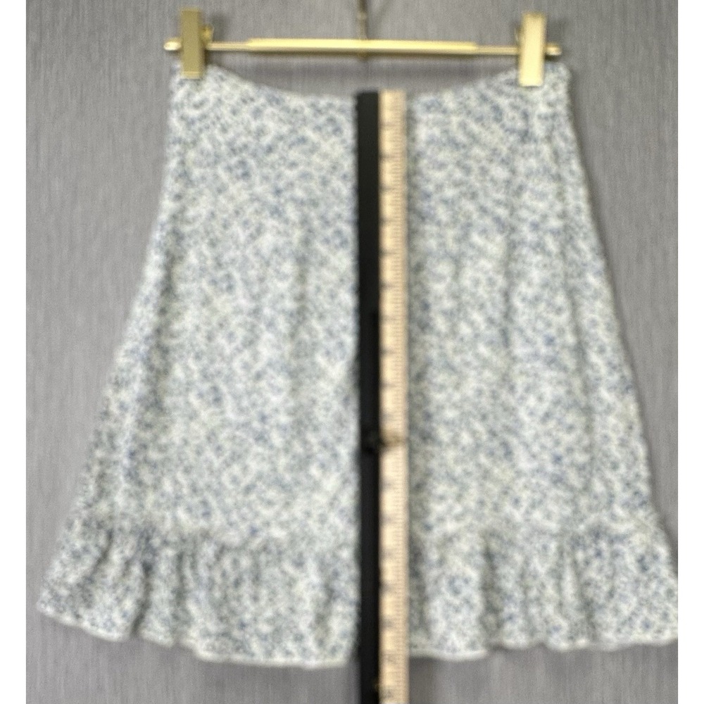 Brandy Melville Skirt Womens Small One Size Blue Floral Skirt Comfort - Picture 5 of 6